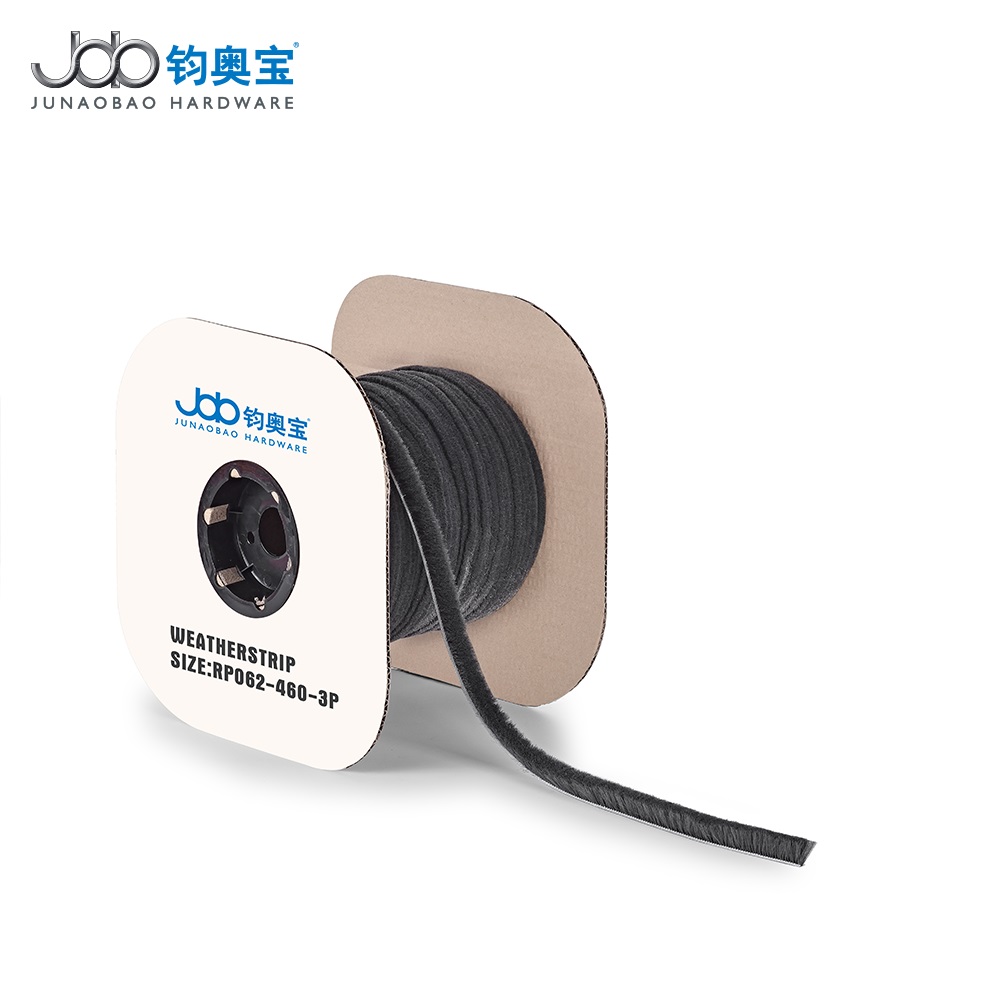 Black Brush Seal Weatherstrip for Aluminum Sliding Doors & Windows
